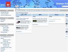 Tablet Screenshot of beck-oled-lcd-tft-display.de